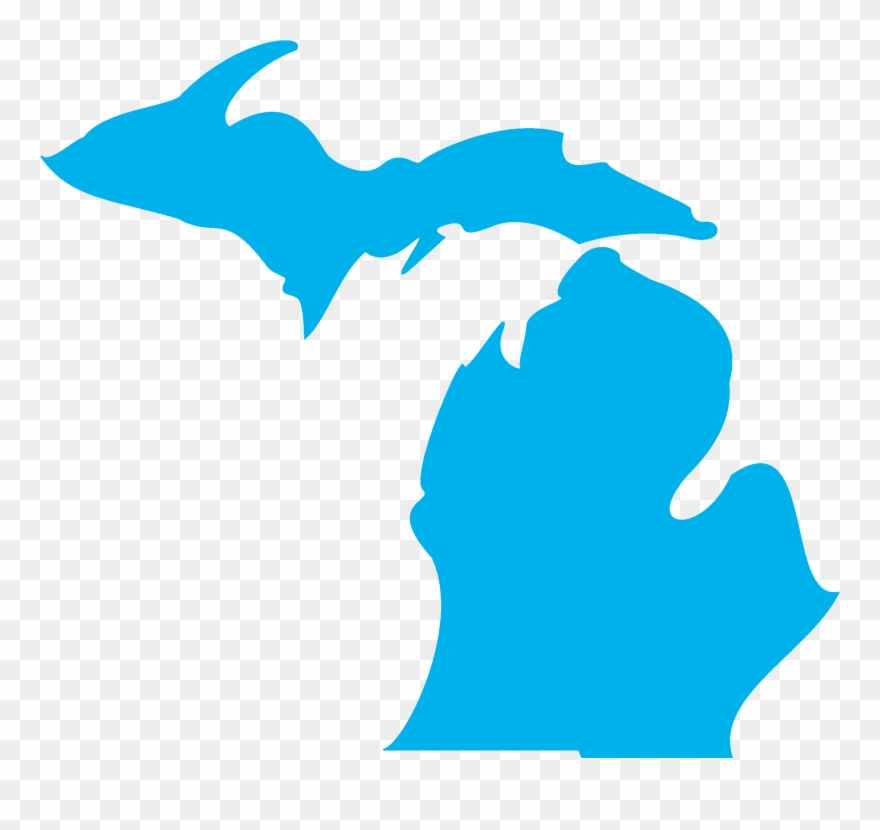 Michigan Based - State Of Michigan Clipart