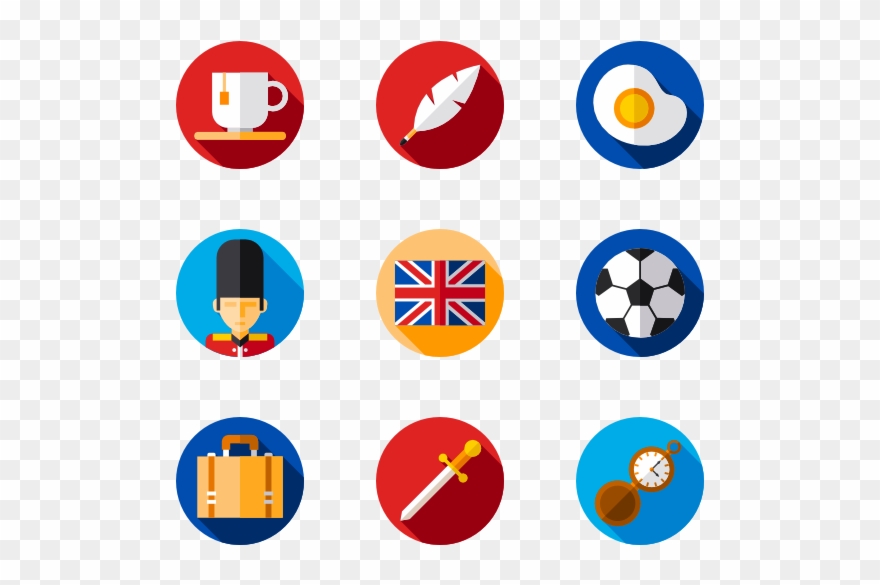 Icons Free England - United Kingdom Icon Png Clipart