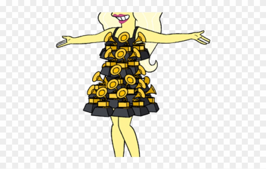 Lady Gaga Clipart Gaga Png - Cartoon Transparent Png