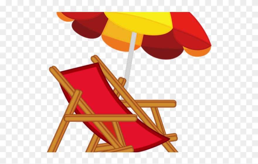 Chair Clipart Retirement - Simple Beach Chair Clipart - Png Download