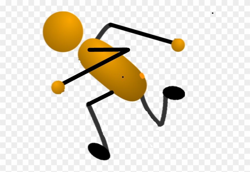 Firmtacami Clip Art Running Stick Figure Vehzsm Clipart - Png Download