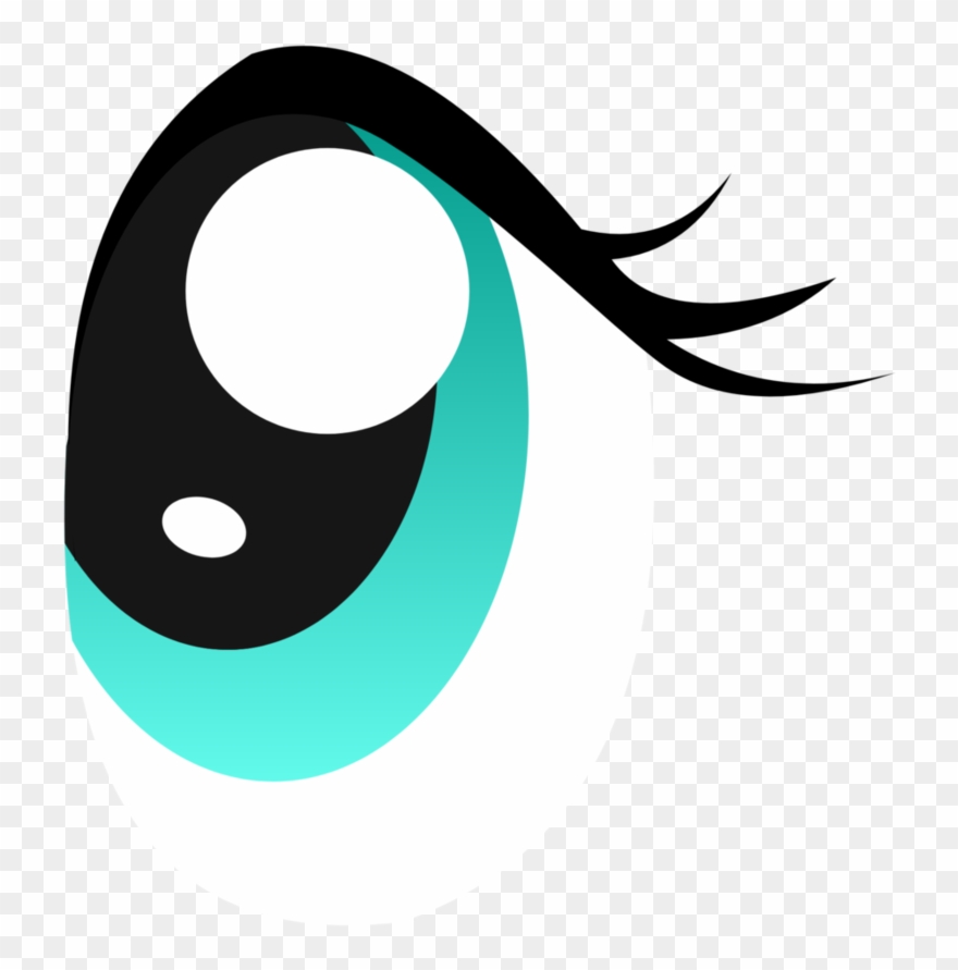 Eyeball Clipart Santa - My Little Pony Fluttershy Eyes - Png Download