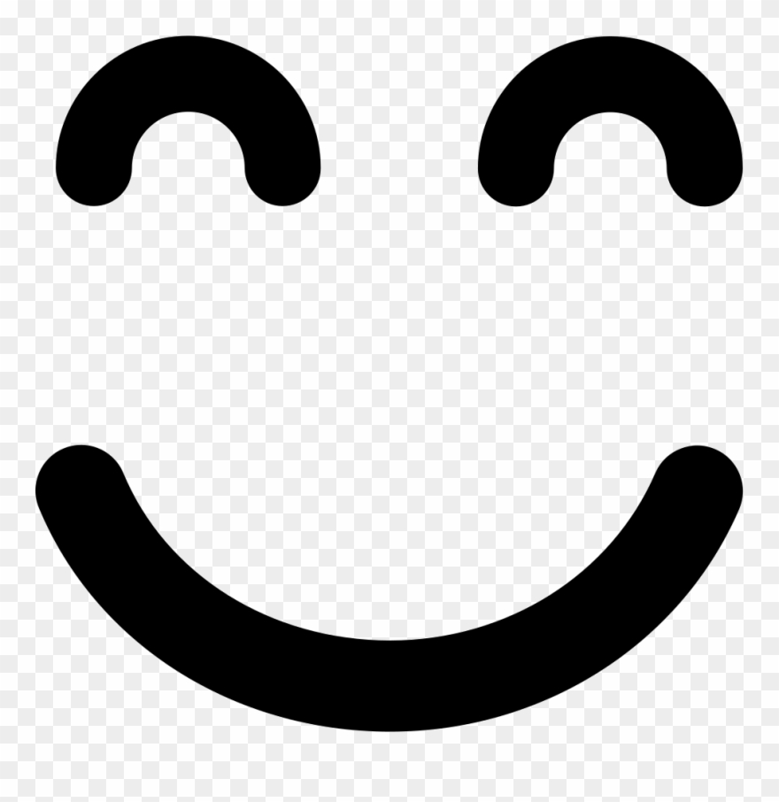 Emoticon Square Smiling Face With Closed Eyes Comments - Ojos De Emoji Para Imprimir Clipart