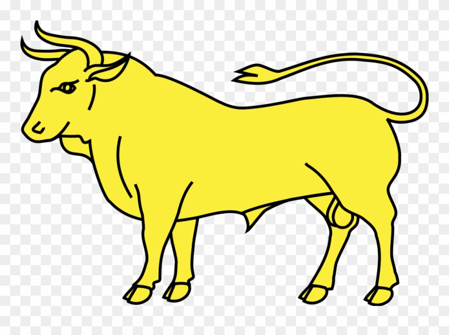 Meuble Héraldique Taureau - Bull Heraldry Clipart
