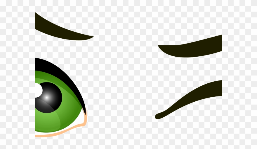 Green Eyes Clipart Cartoon - Png Download