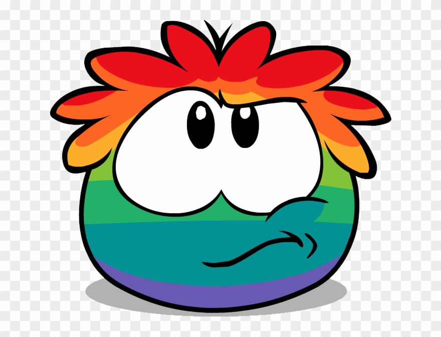 Funny Png Images - Club Penguin Puffles Negro Clipart