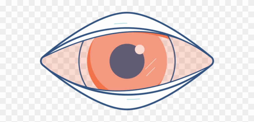 Pink Eyes Clipart Eye Pain - Circle - Png Download