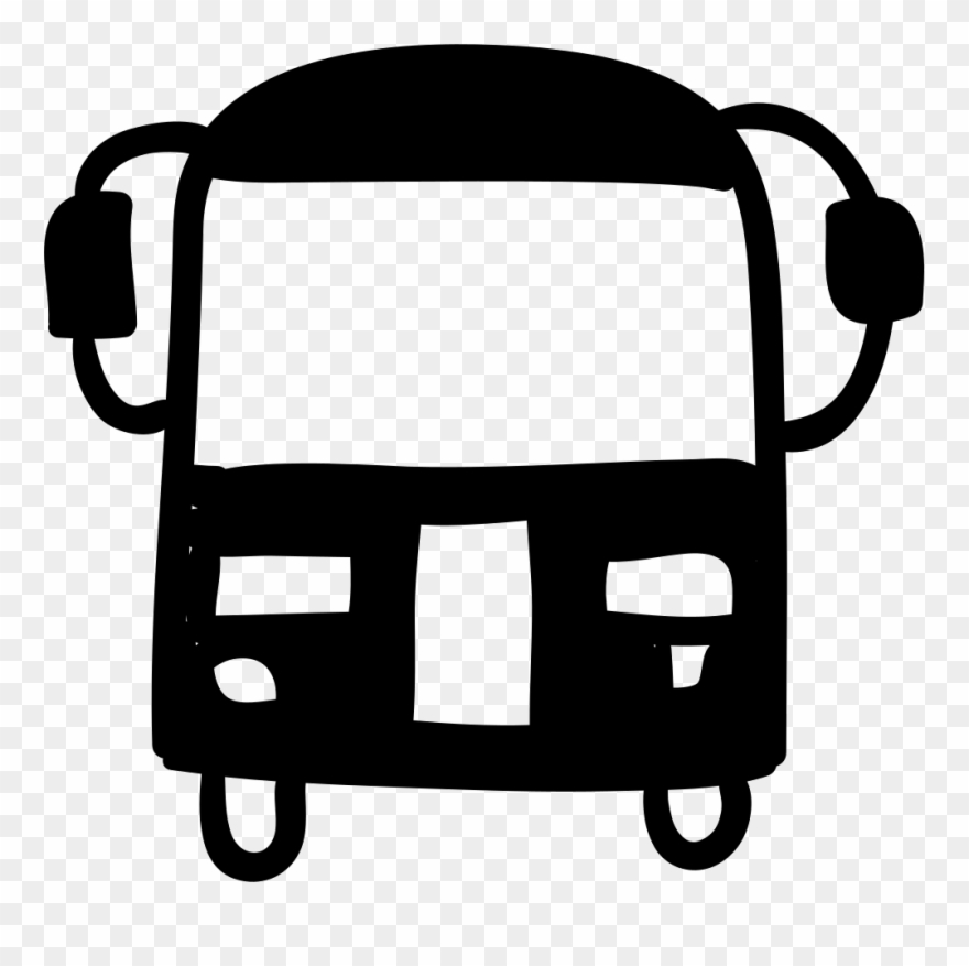 School Bus Hand Drawn Transport Comments - Bus Clipart