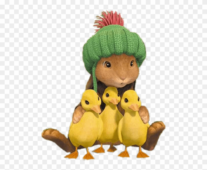 Benjamin Bunny And Three Ducklings - Benjamin Bunny Png Clipart