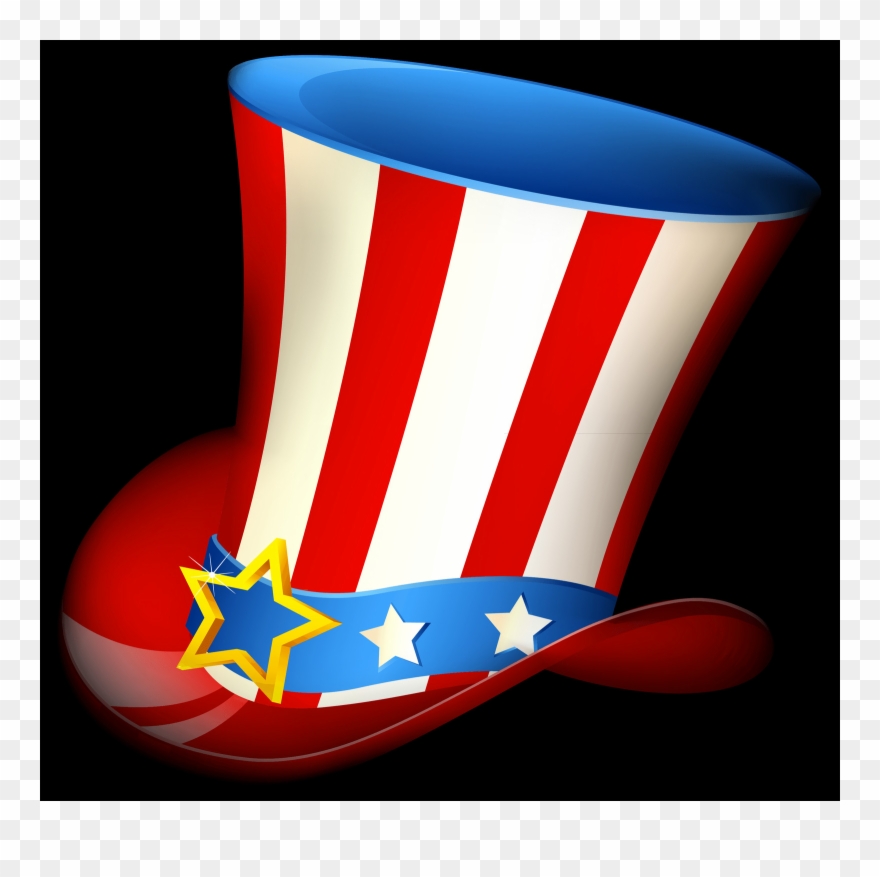 Transparent Background Uncle Sam Hat Clipart