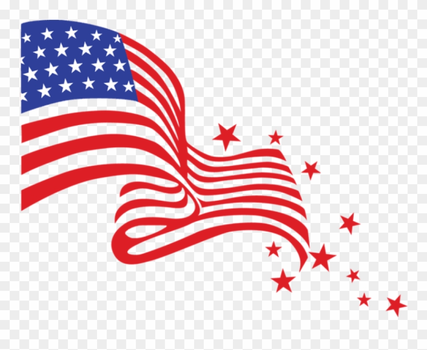 Free Png Download Transparent Usa Flagpicture Png Images - American Flag Clipart Transparent Background