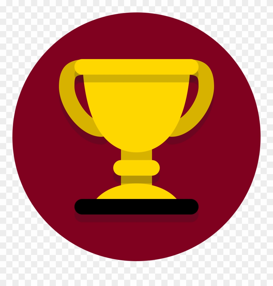 Clip Art Black And White File Circle Icons Dark Wikimedia - Trophy Svg - Png Download
