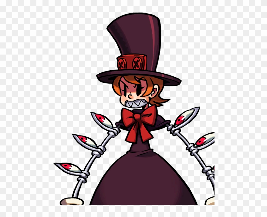 Skullgirls Peacock Nonon Clipart