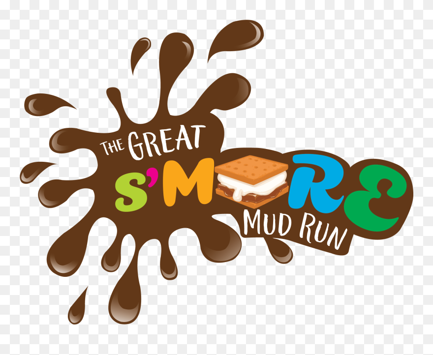 The Great S'more Mud Run - Illustration Clipart