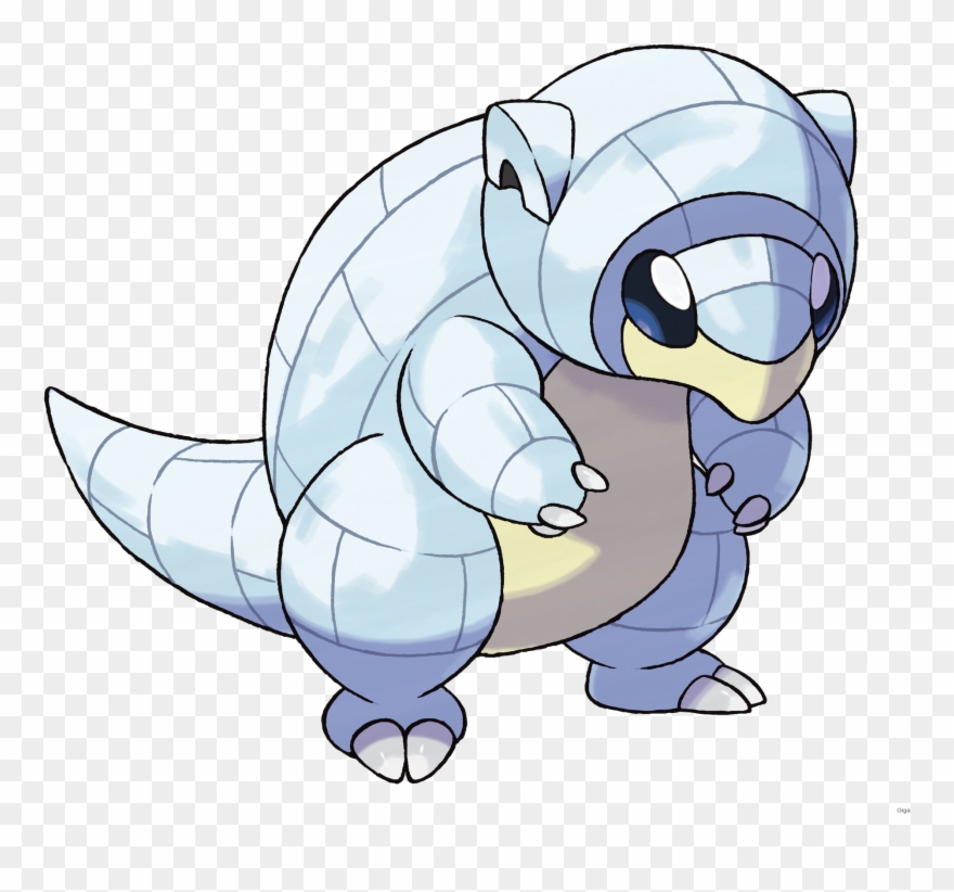 Alola-sandan - Pokemon Sandshrew Alola Clipart