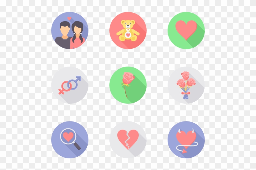 Valentine Day - Circle Clipart