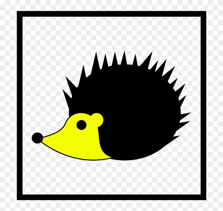 Porcupine In A Box - Porcupine Cartoon Clipart