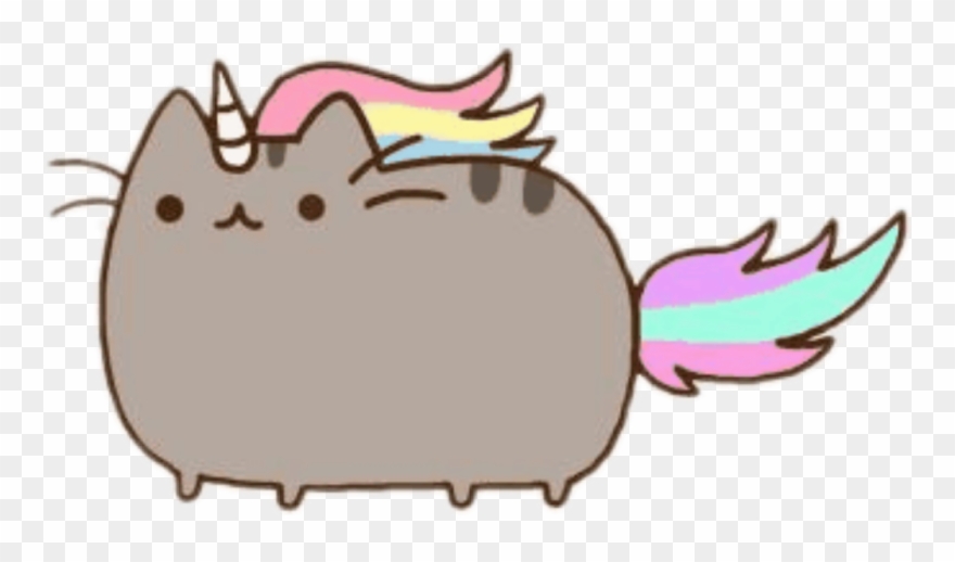Caticorn Sticker - Pusheen The Cat Clipart