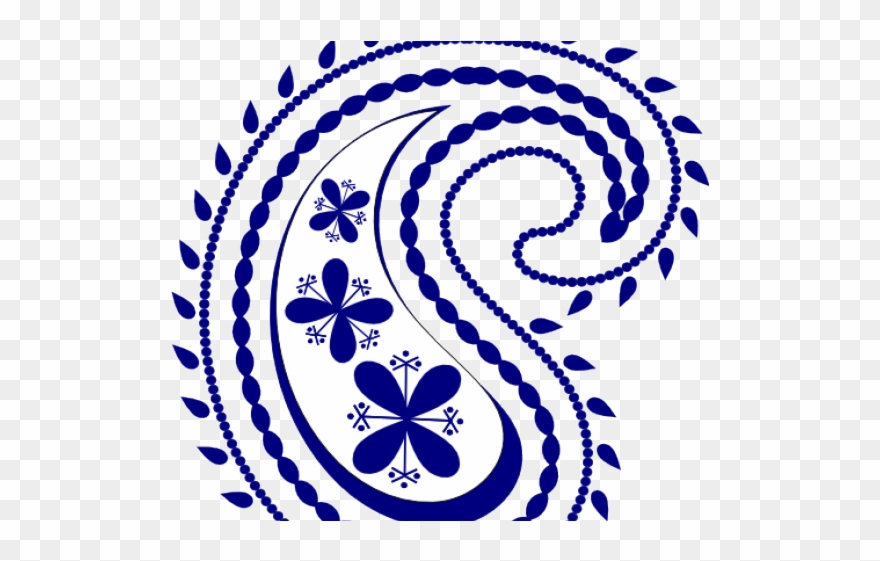 Rose Clipart Paisley - Paisley Png Transparent Png