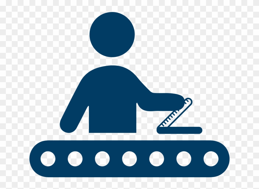 3 - Manufacturing - Fließband Symbol Clipart