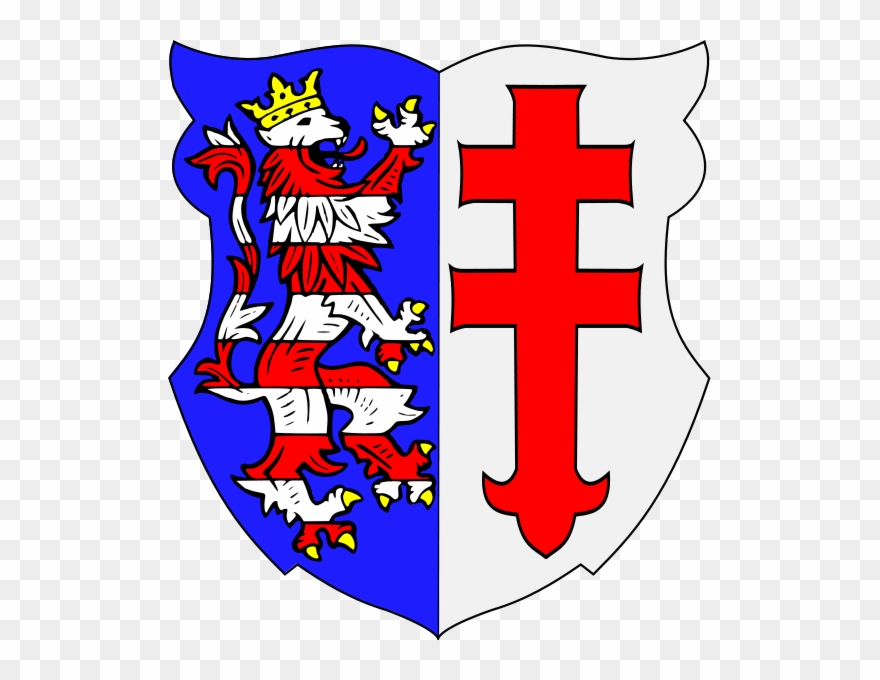 Hersfeld, Die Stadt, Sie Führt Im Schild Ein Kreuz Clipart