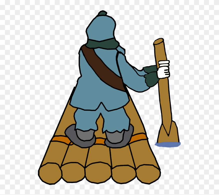I Have Finish With A Character And Map For Raft Game - Raft Animated Clipart