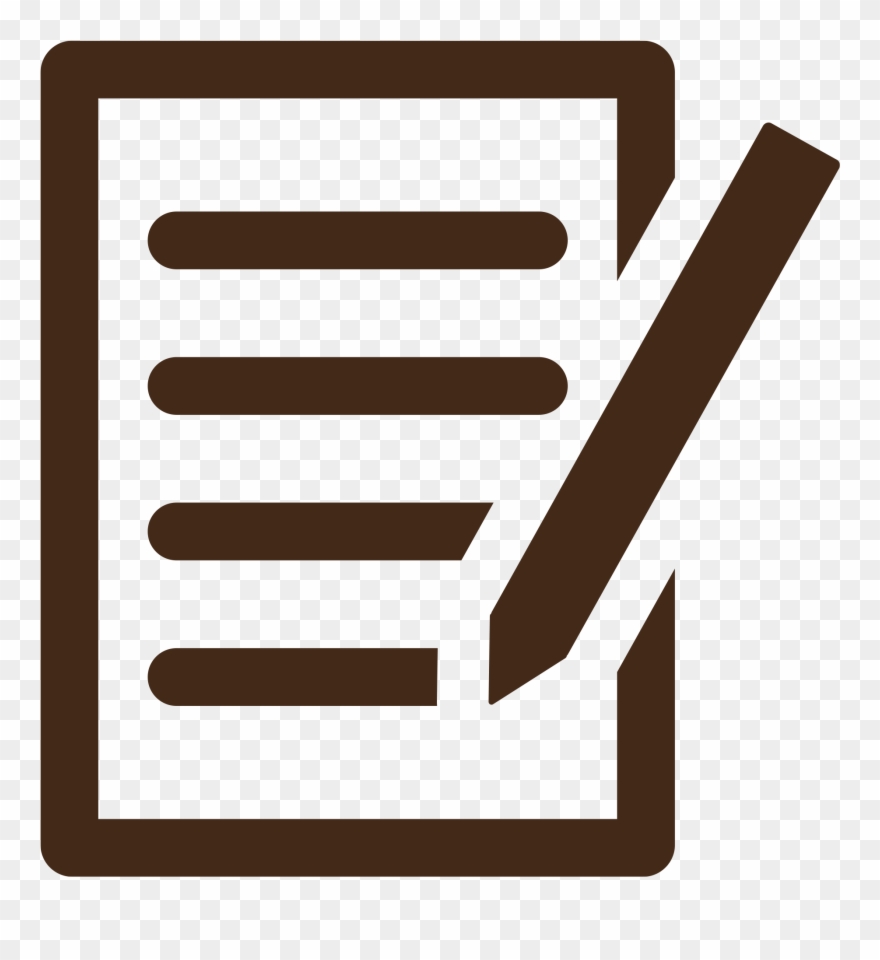 Stift Und Blatt Icon Clipart