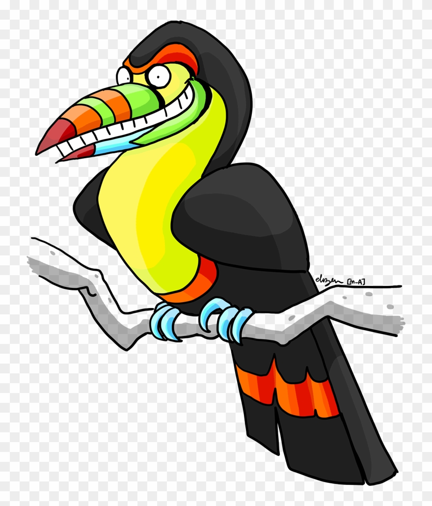 Bird Cartoon Bird Cartoon Bird T Shirt Buy T Shirts - Hornbill Clipart