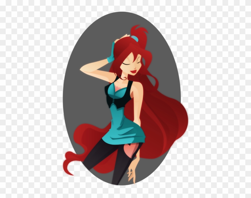 Bloom Winx Winxclub Bloom Vectorart Fanart Coloringpage - Illustration Clipart