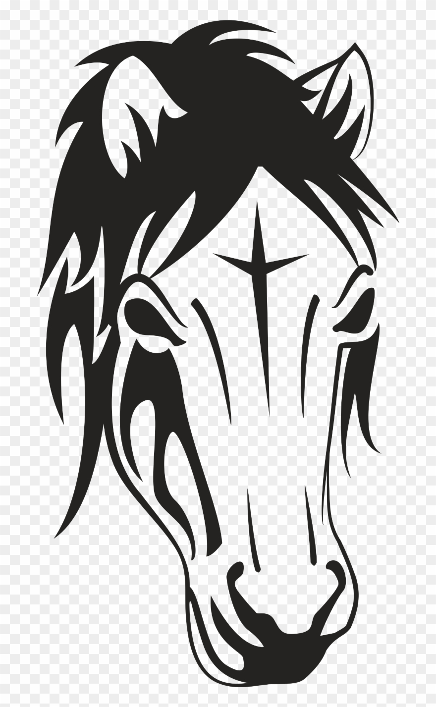 Ojo Caballo Vector Clipart