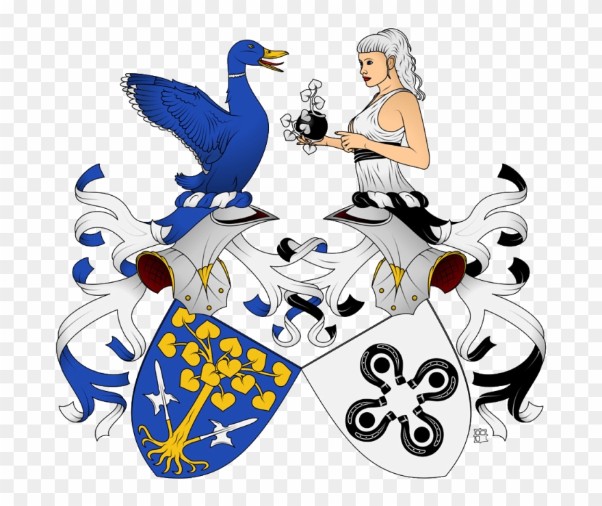 Wappen Bardt/freitag Allianzwappen - Escudo De Armas De Mujeres Clipart