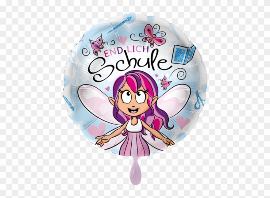 Ballon Für Schultüte Schulanfang Einschulung Erster - Fairy Clipart