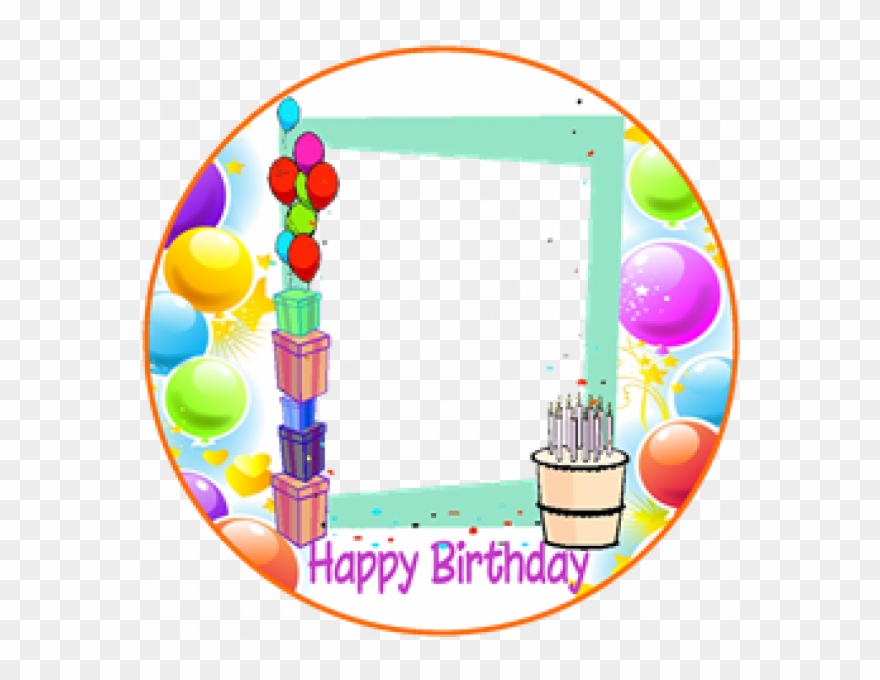 Geburtstag Tortenaufleger - Circle Clipart