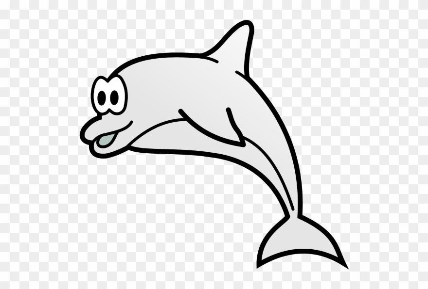 Delfin - Tegnede Delfiner Clipart