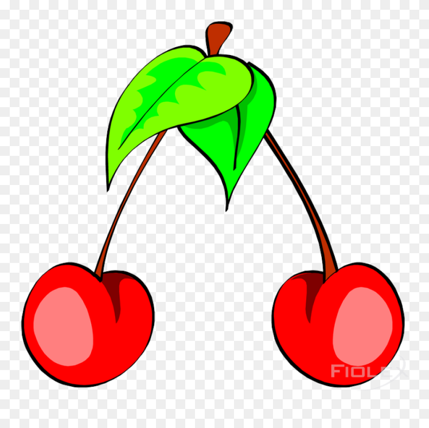 Zwei Kirschen Clipart