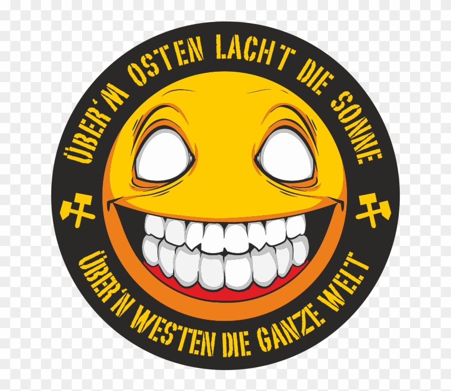 Aufkleber Berm Osten Lacht Die Sonne - Circle Clipart