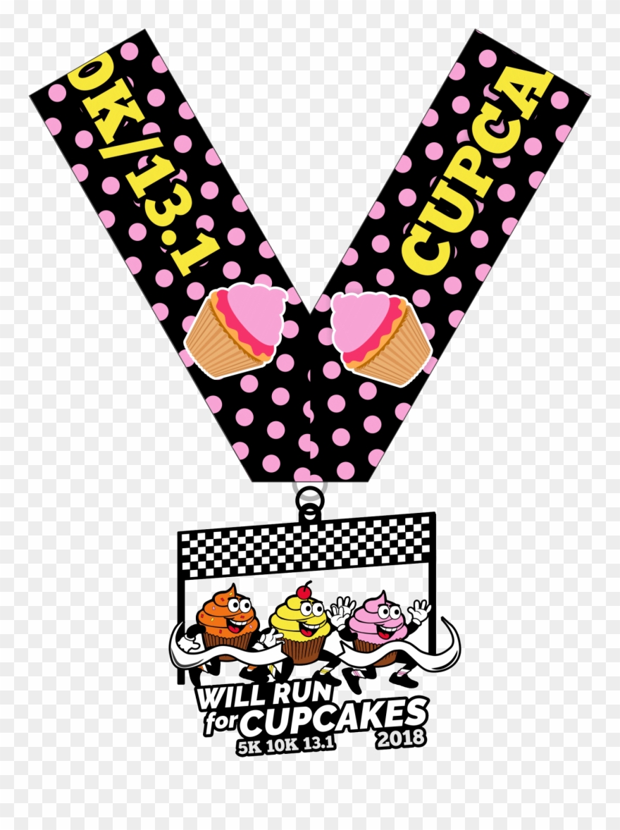 Cupcake Day 5k, 10k, Clipart