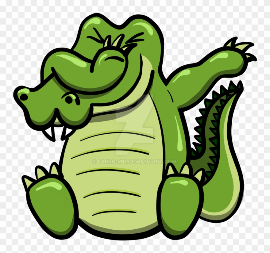 Dabbing Animals Gator By Farro - Alligator Dabbing Clipart