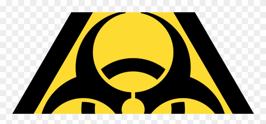 The Real Zombie Apocolypse - Biohazard Symbol Clipart