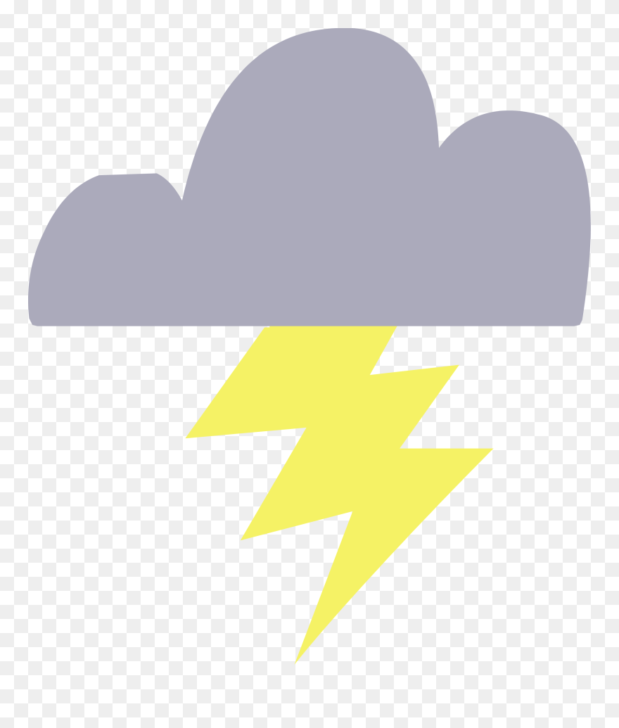 Lightning Bolt Png Transparent Background - Mlp Lightning Cutie Mark Clipart