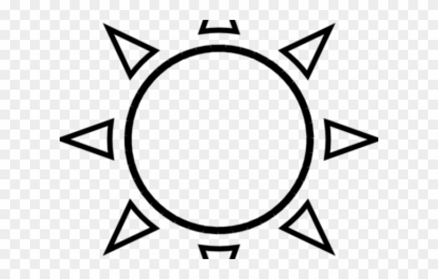 Sunshine Clipart Sunlight - Black And White Sun Png Transparent Png