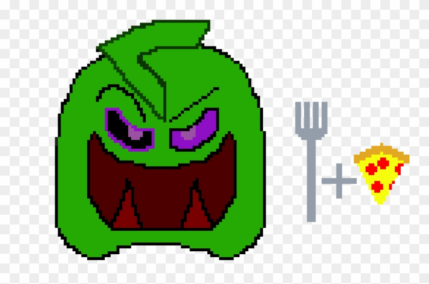 Gamma Pizza And Fork Clipart