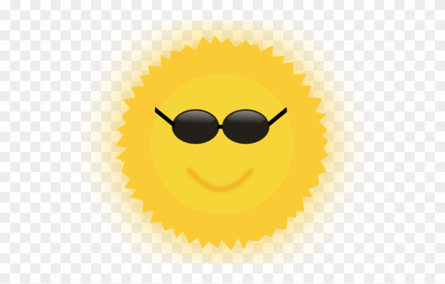 Sun Clipart Sunglasses - Cool Sun Transparent - Png Download