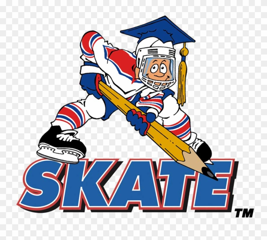 Skaters Keep Achieving Through Education Clipart