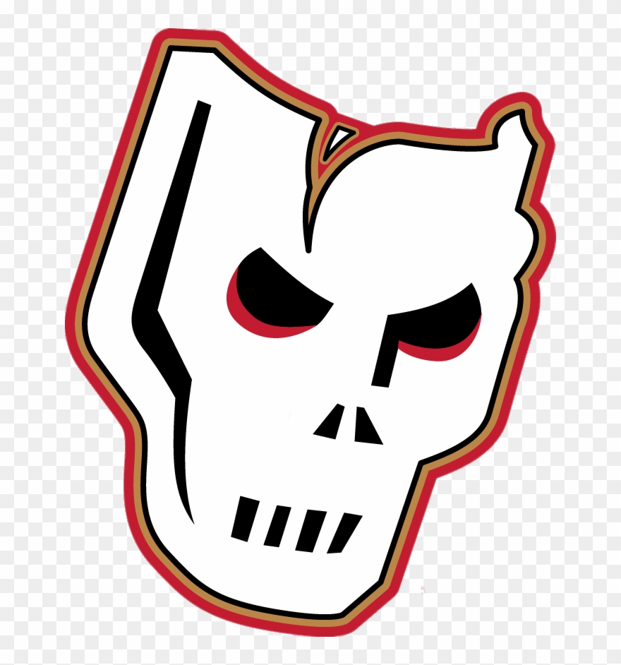 Calgary Hitmen White Mask Clipart
