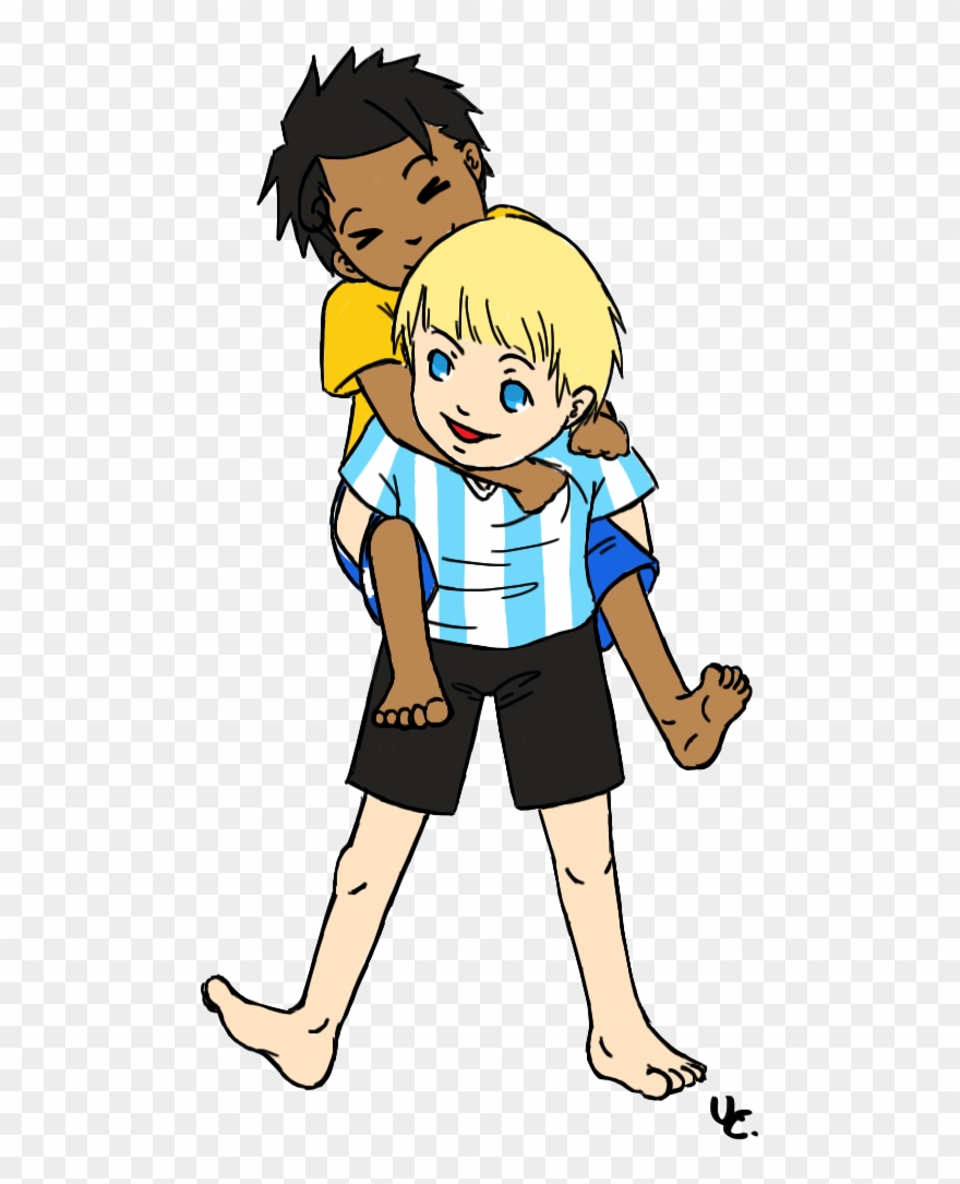Fathers Day Clipart Piggyback - Piggy Back Riding Clipart - Png Download