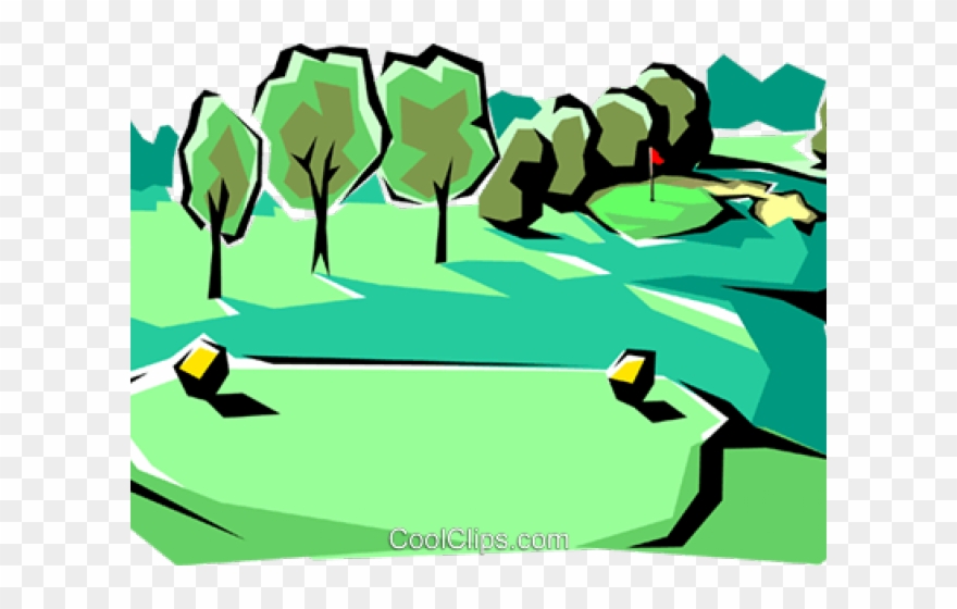 Golf Course Clipart Father's Day - Illustration - Png Download