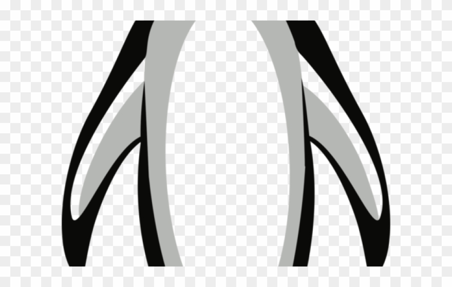 Tiptoe Clipart Labor Day - Penguin Black And White Drawing - Png Download