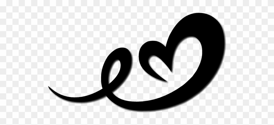 New Black Heart Png - Heart Clipart