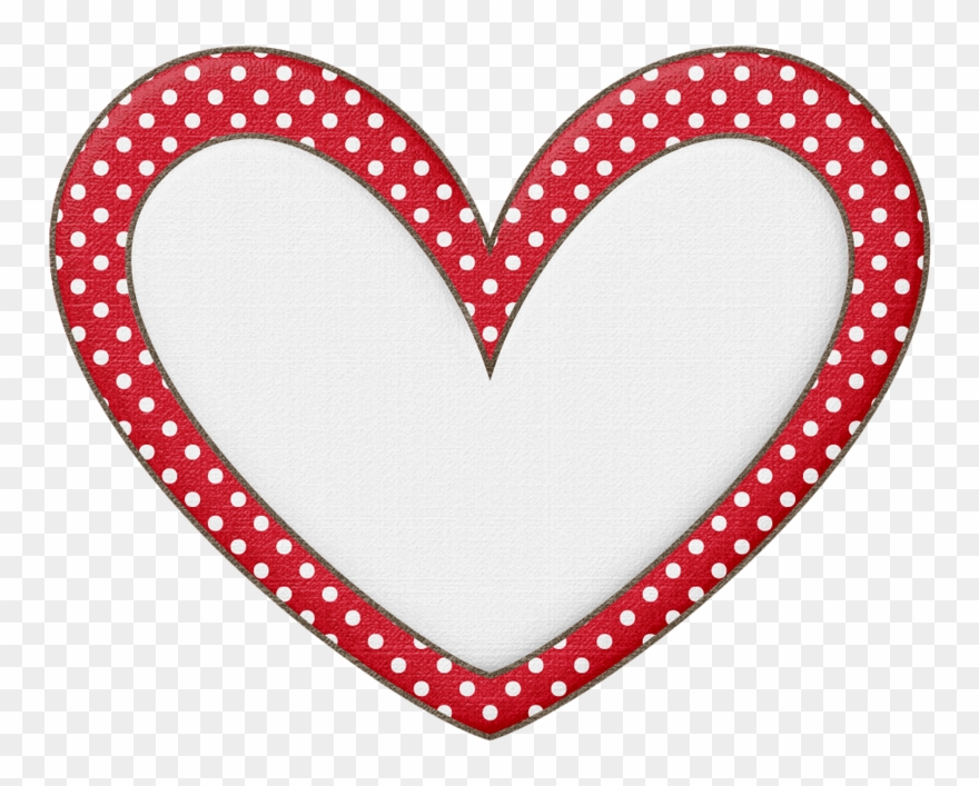Hearts ‿✿⁀♡♥♡❤ Happy Heart, My Heart, Valentine Ideas - Black Polka Dot Heart Clipart